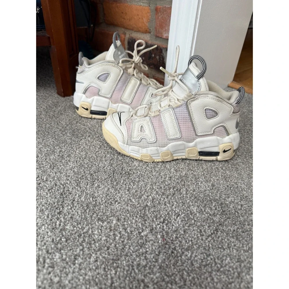 Nike Air More‎ Uptempo '96 QS Thank You, Wilson Kid's Sz 2Y Sail White